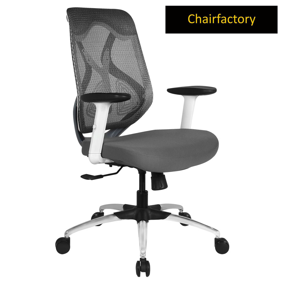 White Octopus LX Mid Back Ergonomic Office Computer Desk Chair Chair